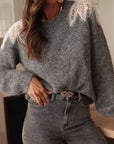 Pull Edwige gris