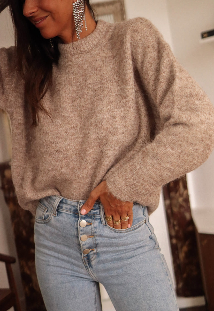 Pull Gaspard taupe