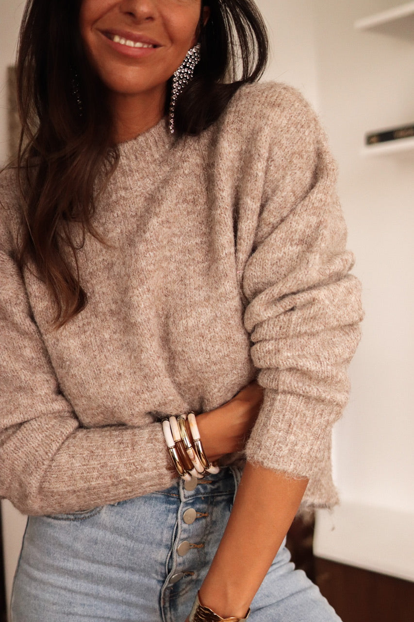 Pull Gaspard taupe