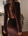 Robe Agathe velours