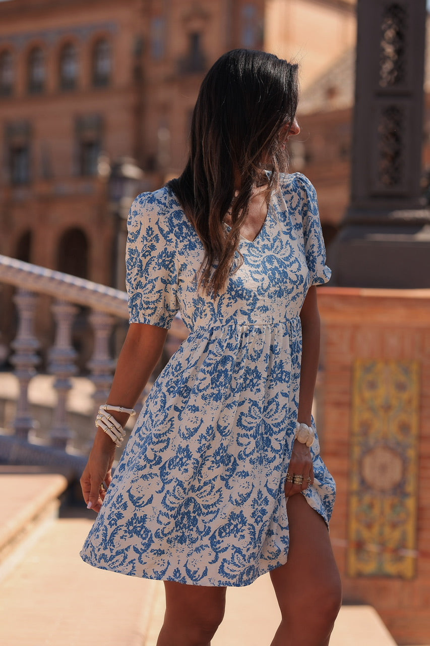 Robe Félicia bleue