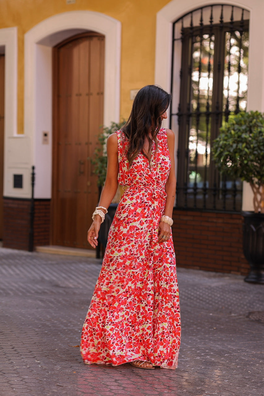 Robe Hizia à fleurs