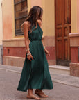 Robe Kristen vert canard