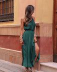 Robe Kristen vert canard