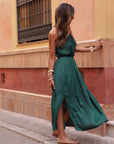 Robe Kristen vert canard