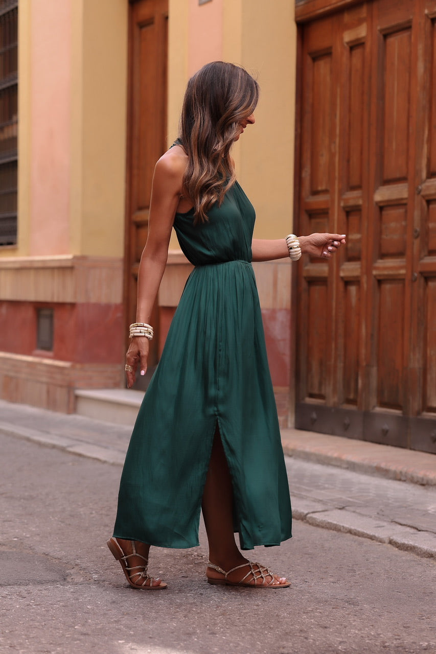 Robe Kristen vert canard