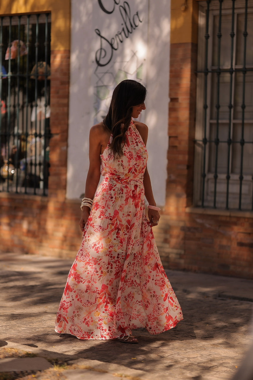 Robe Laly corail