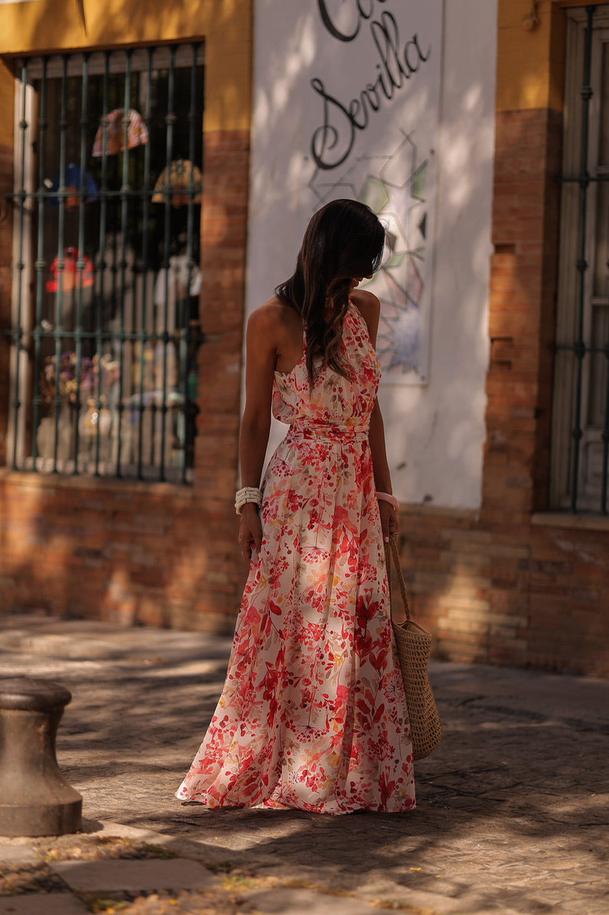 Robe Femme Longue Fleur Ete Robe Rouge Robe Ete Fleurie Femme Robe