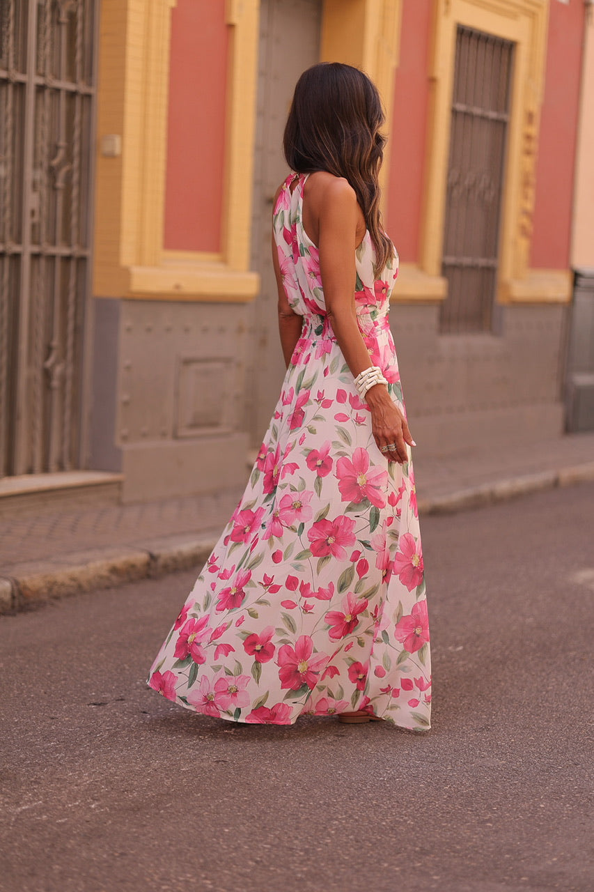 Robe Laly à fleurs