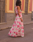 Robe Laly à fleurs