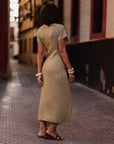 Robe Orane vert olive