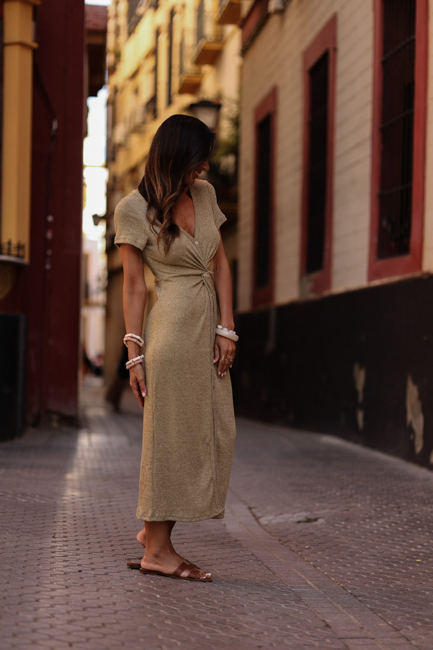 Robe Orane vert olive