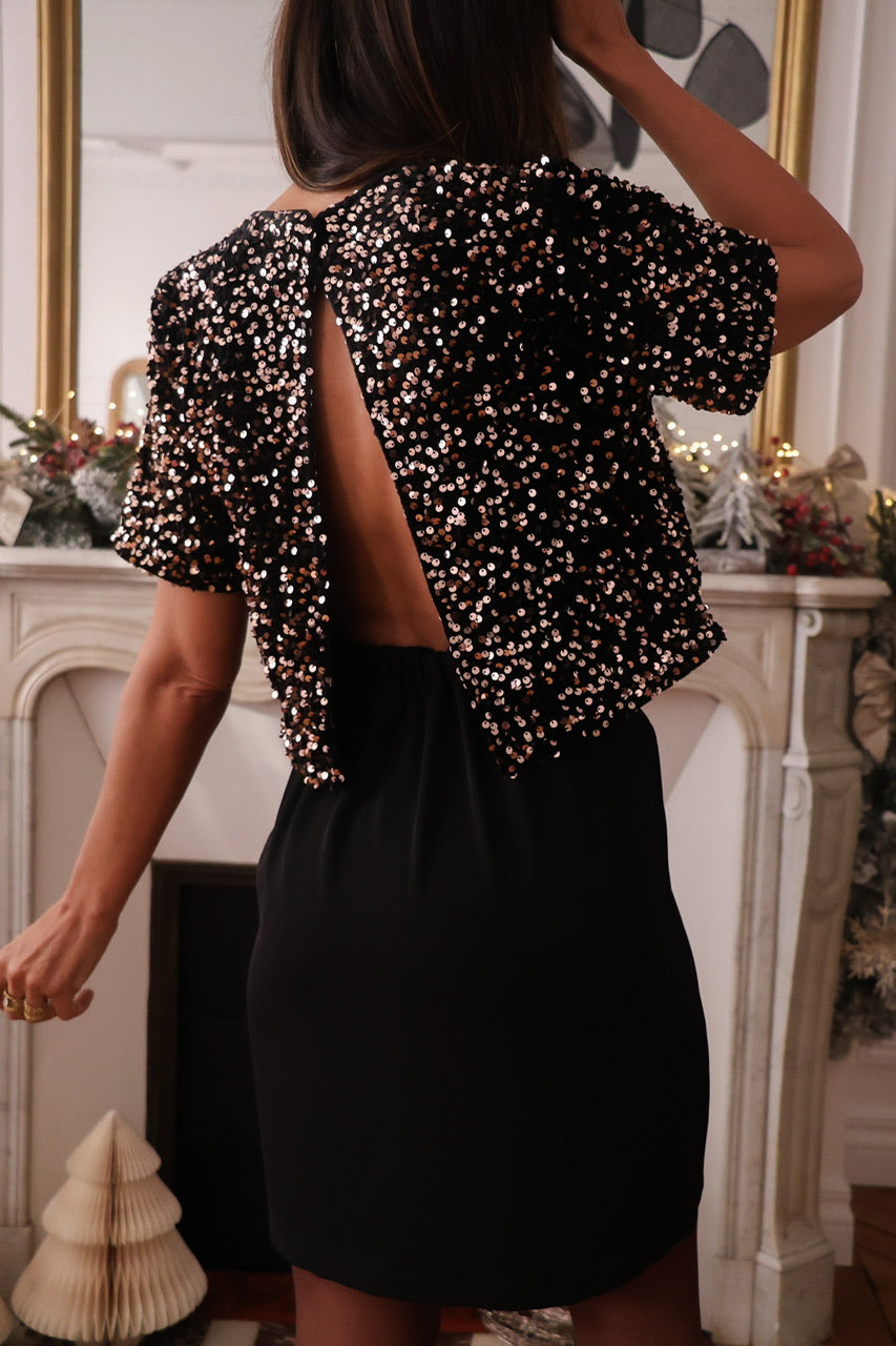 Robe Solana dorée