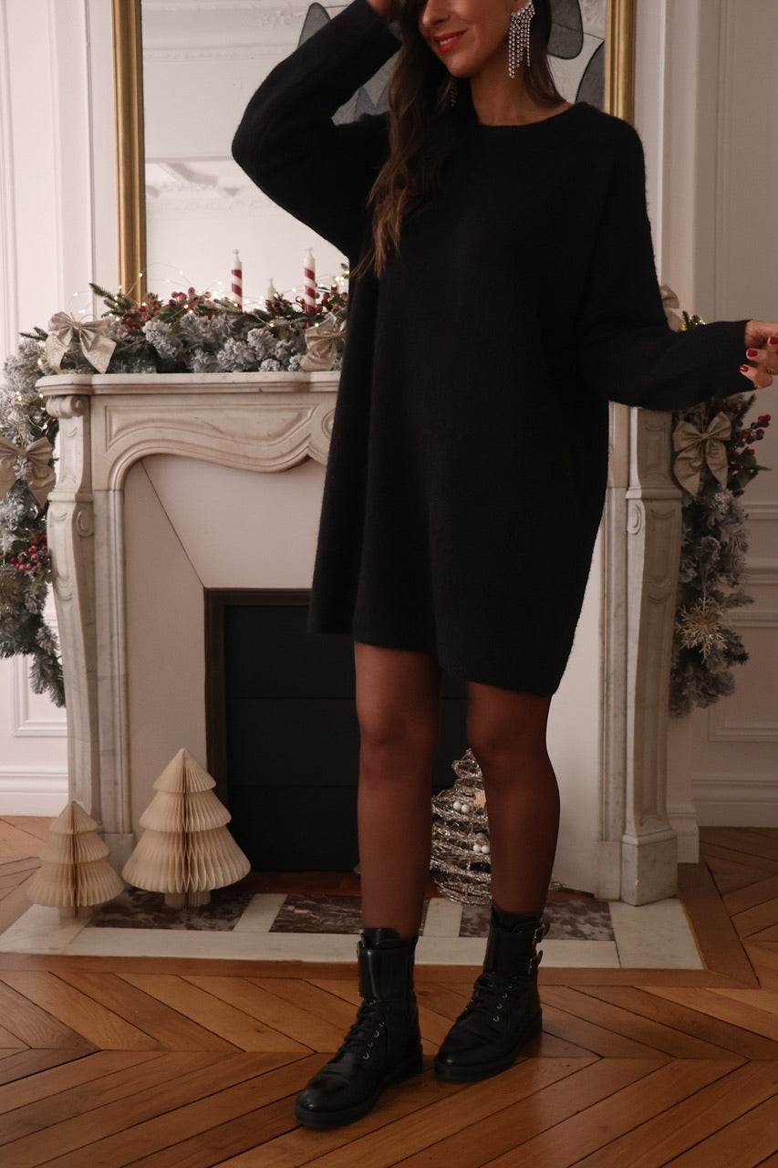 Robe pull Amaé noire