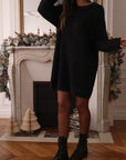Robe pull Amaé noire