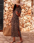 Robe Rhéane leopard