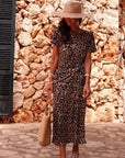 Robe Rhéane leopard