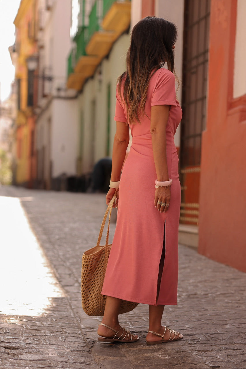 Robe Rhéane rose