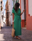 Robe Rhéane verte