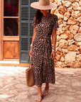 Robe Rhéane leopard