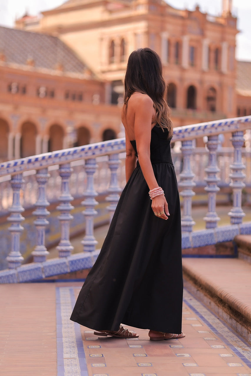 Robe Rio bustier noire