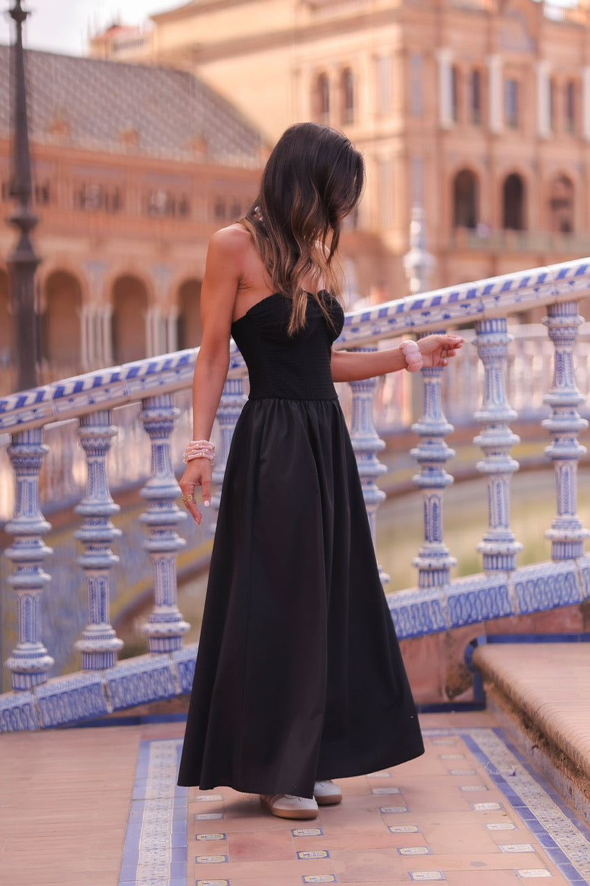 Robe Rio bustier noire