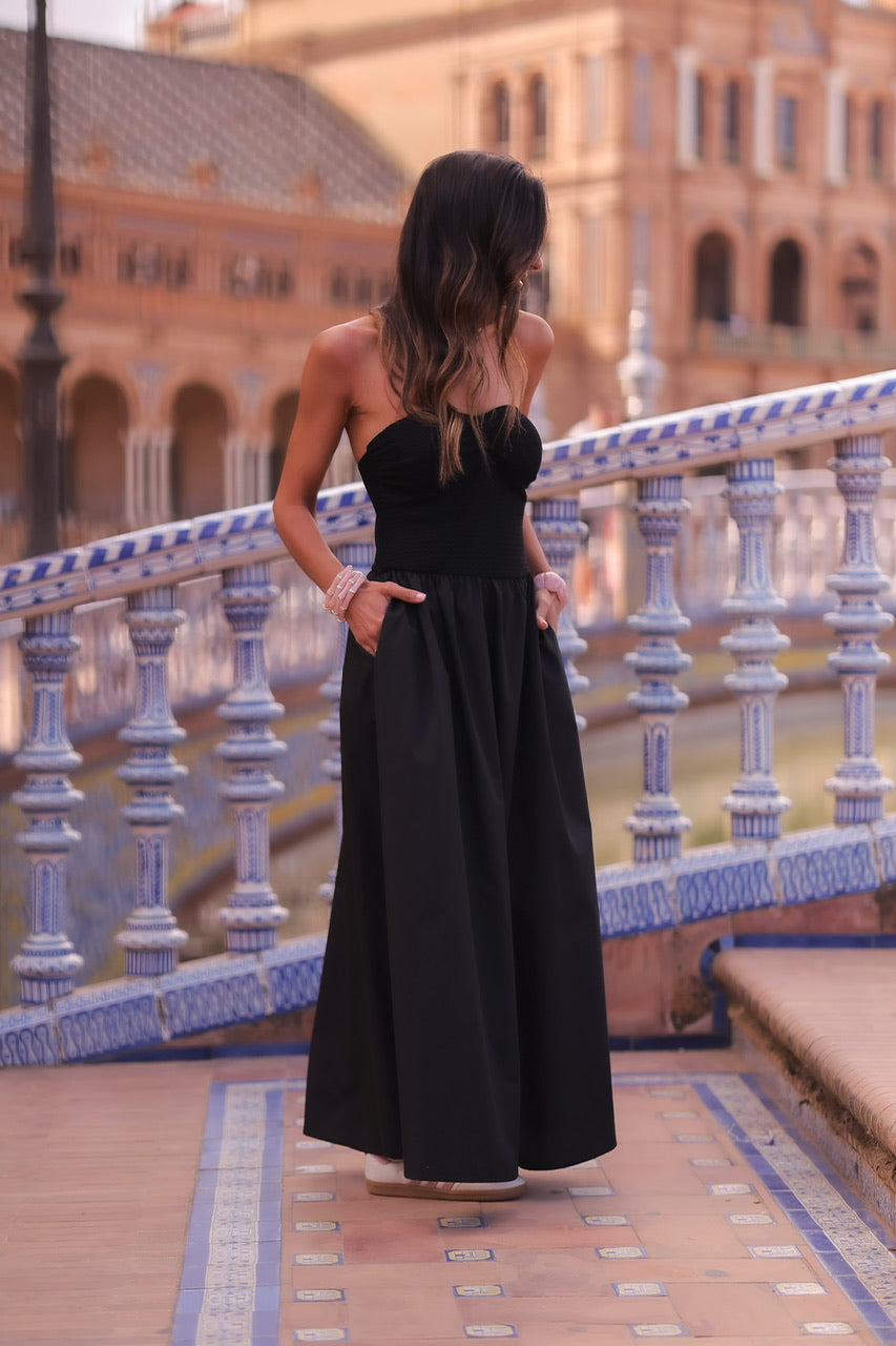 Robe Rio bustier noire