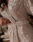 Robe Shine dorée