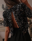Robe Solana argentée