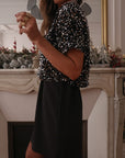 Robe Solana argentée