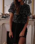 Robe Solana argentée