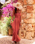 Robe Valentina terracotta