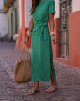 Robe Rhéane verte