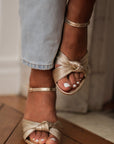 Sandales Livia dorées
