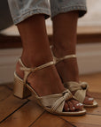 Sandales Livia dorées