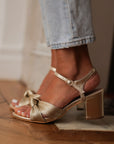 Sandales Livia dorées