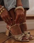 Sandales Livia dorées