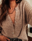 Gilet Soho taupe