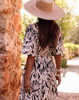 Robe Sola écru et noir