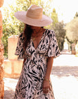 Robe Sola écru et noir