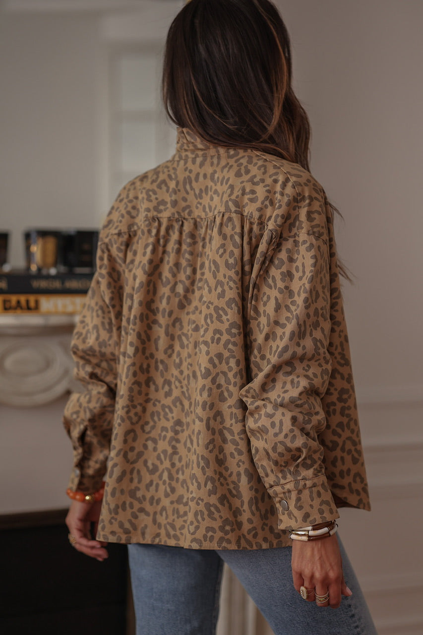 Surchemise Betsy léopard