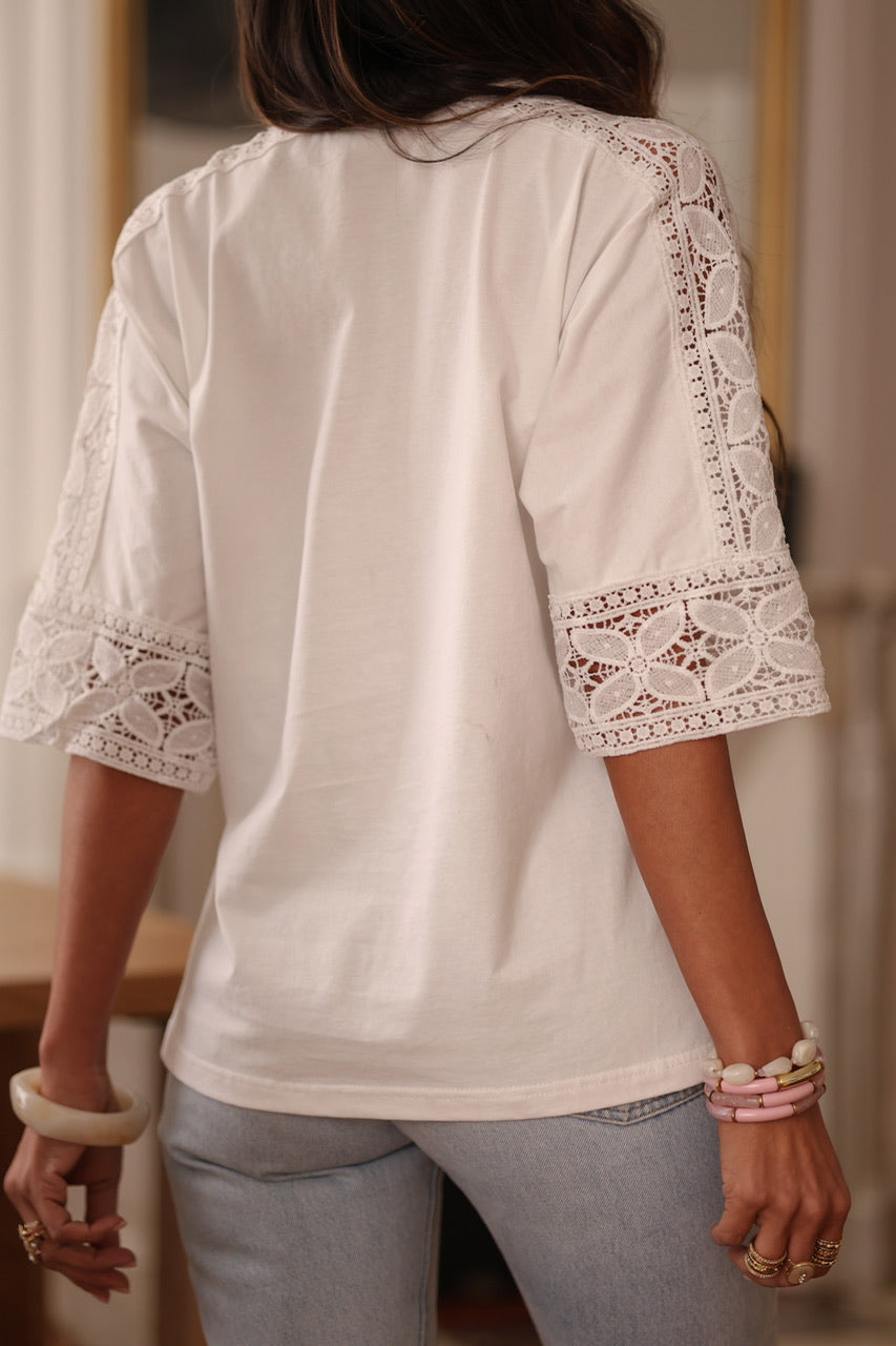 Tee-shirt Babeth blanc