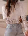 Tee-shirt dentelle