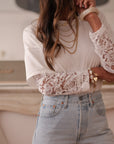 Tee-shirt dentelle
