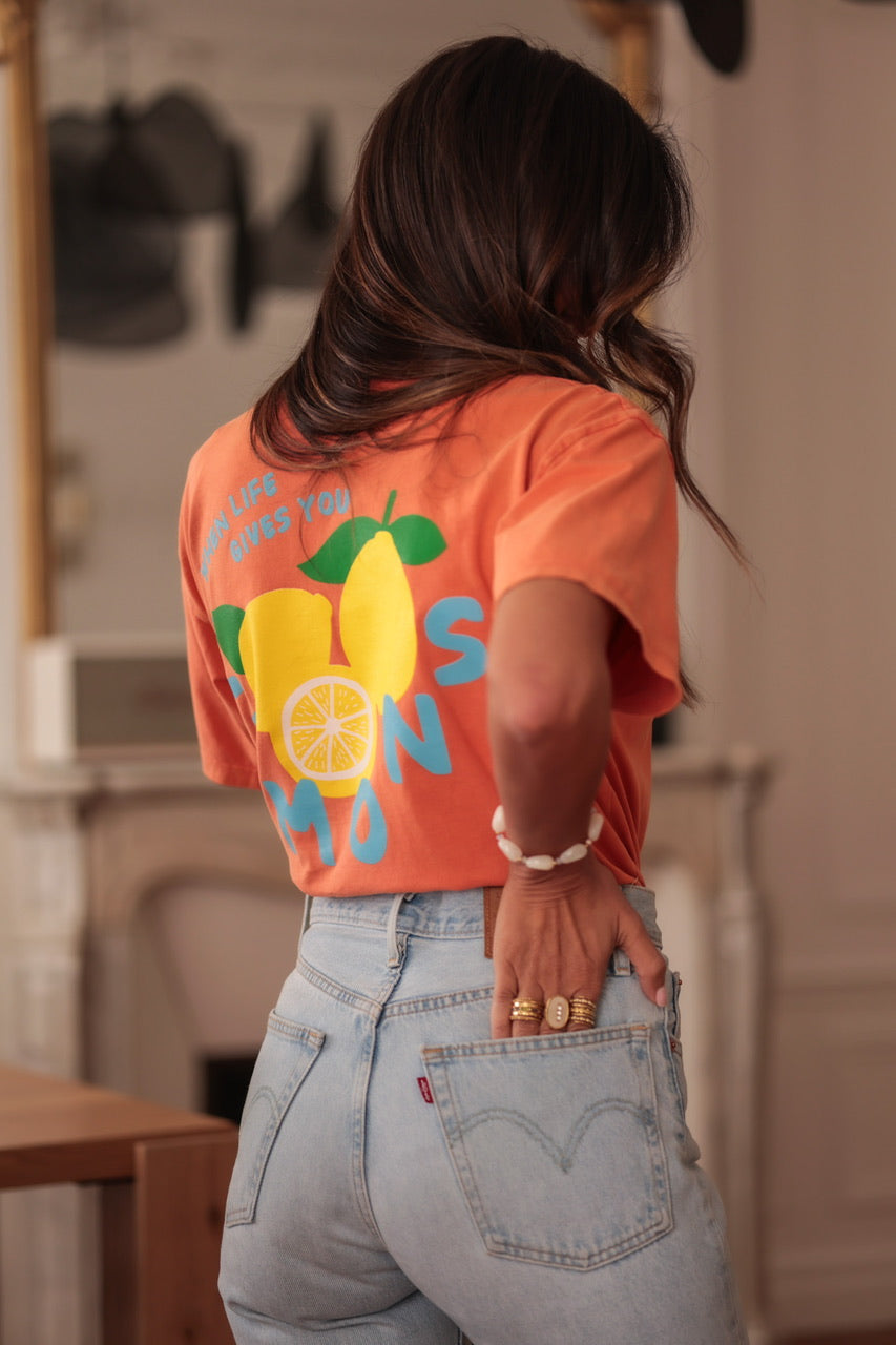 Tee-shirt Lemon orange