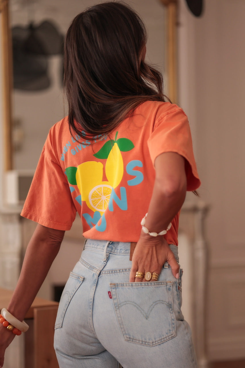 Tee-shirt Lemon orange
