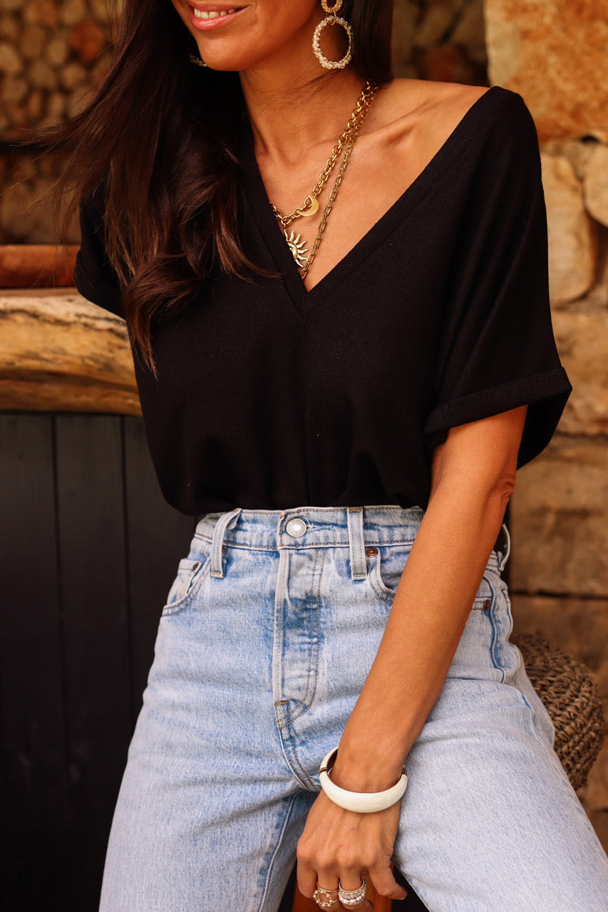 Tee-shirt Diane noir