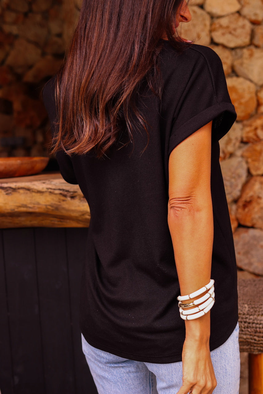 Tee-shirt Diane noir