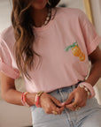 Tee-shirt Paradise rose