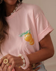 Tee-shirt Paradise rose